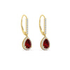 Load image into Gallery viewer, 1-carat-pear-shape-ruby-halo-diamond-lever-back-earrings-in-yellow-gold-FDEAR-11235PEGRUDRANGLE1-1.00CT-NL-YG.jpg