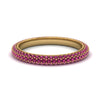 Load image into Gallery viewer, 1-carat-pink-sapphire-micro-pave-eternity-band-in-yellow-gold-FD-EWB9202GSADRPI-NL-YG-GS
