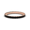 Load image into Gallery viewer, 1-carat-princess-cut-black-diamond-eternity-band-for-female-in-rose-gold-FD10203PRBGBLACK-1.00CT-NL-RG.jpg
