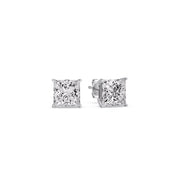 Princess Cut Diamond Stud Earring