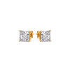 Load image into Gallery viewer, 1-carat-princess-cut-diamond-basket-stud-earring-yellow-gold-FDEAR-10411PR-1.00CT-NL-YG_09a36801-36f4-4dad-b029-a53df0edbd63.jpg?v=1763113297