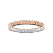 Princess Cut Full Eternity Band