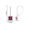 Load image into Gallery viewer, 1-carat-princess-cut-diamond-halo-dangle-earrings-with-pink-sapphire-in-white-gold-FDEAR-11235PRGSADRPI-1.00CT-NL-WG.jpg