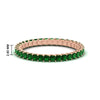 Load image into Gallery viewer, 1-carat-princess-cut-emerald-eternity-band-for-female-in-rose-gold-FD10203PRBGEMGR-1.00CT-NL-RG-HW.jpg
