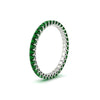 Load image into Gallery viewer, 1-carat-princess-cut-emerald-eternity-band-for-female-in-white-gold-FD10203PRBGEMGRANGLE2-1.00CT-NL-WG.jpg