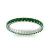 Load image into Gallery viewer, 1-carat-princess-cut-emerald-eternity-band-for-female-in-white-gold-FD10203PRBGEMGRANGLE5-1.00CT-NL-WG.jpg