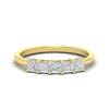 Load image into Gallery viewer, 1-carat-princess-cut-five-stone-wedding-band-in-yellow-gold-fdwb8008prsleep-1.00ct-nl-yg.jpg