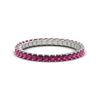 Load image into Gallery viewer, 1-carat-princess-cut-pink-sapphire-eternity-band-for-female-in-white-gold-FD10203PRBGSADRPI-1.00CT-NL-WG.jpg