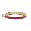 Load image into Gallery viewer, 1-carat-princess-cut-pink-sapphire-eternity-band-for-female-in-yellow-gold-FD10203PRBGSADRPI-1.00CT-NL-YG-HW.jpg