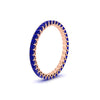 Load image into Gallery viewer, 1-carat-princess-cut-sapphire-eternity-band-for-female-in-rose-gold-FD10203PRBGSABLANGLE2-1.00CT-NL-RG.jpg