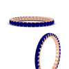 Load image into Gallery viewer, 1-carat-princess-cut-sapphire-eternity-band-for-female-in-rose-gold-FD10203PRBGSABLANGLE3-1.00-CT-NL-RG.jpg