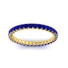 Load image into Gallery viewer, 1-carat-princess-cut-sapphire-eternity-band-for-female-in-yellow-gold-FD10203PRBGSABLANGLE5-1.00CT-NL-YG.jpg