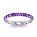 Load image into Gallery viewer, 1-carat-purple-topaz-micro-pave-eternity-band-in-white-gold-FD-EWB9202GVITO-NL-WG-GS