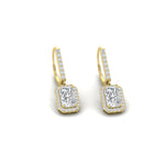 Load image into Gallery viewer, 1-carat-radiant-cut-halo-diamond-lever-back-earrings-in-yellow-gold-FD-EAR11235RAANGLE4-1.00CT-NL-YG