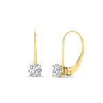 Load image into Gallery viewer, 1-carat-round-diamond-lever-back-earrings-in-yellow-gold-FDEAR9225RO-1.00CT-NL-YG