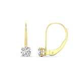 Load image into Gallery viewer, 1-carat-round-diamond-lever-back-earrings-in-yellow-gold-FDEAR9225RO-1.00CT-NL-YG