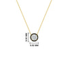 Load image into Gallery viewer, 1-carat-round-halo-black-diamond-necklace-in-FDPD10984GBLACK-1.00CT-NL-YG-GS