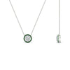 Load image into Gallery viewer, 1-carat-round-halo-emerald-necklace-in-FDPD10984GEMGR-1.00CT-NL-WG-GS