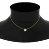 Load image into Gallery viewer, 1-carat-round-halo-emerald-necklace-in-FDPD10984GEMGR-1.00CT-NL-YG-GS