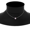 Load image into Gallery viewer, 1-carat-round-halo-pink-sapphire-necklace-in-FDPD10984GSADRPI-1.00CT-NL-WG-GS