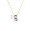 Load image into Gallery viewer, 1-carat-round-halo-pink-sapphire-necklace-in-FDPD10984GSADRPI-1.00CT-NL-YG-GS