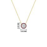 Load image into Gallery viewer, 1-carat-round-halo-pink-sapphire-necklace-in-FDPD10984GSADRPI-1.00CT-NL-YG-GS