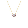 Load image into Gallery viewer, 1-carat-round-halo-pink-sapphire-necklace-in-FDPD10984GSADRPI-1.00CT-NL-YG-GS