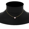 Load image into Gallery viewer, 1-carat-round-halo-pink-sapphire-necklace-in-FDPD10984GSADRPI-1.00CT-NL-YG-GS
