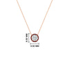 Load image into Gallery viewer, 1-carat-round-halo-ruby-necklace-in-FDPD10984GRUDR-1.00CT-NL-RG-GS