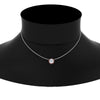 Load image into Gallery viewer, 1-carat-round-halo-ruby-necklace-in-FDPD10984GRUDR-1.00CT-NL-WG-GS