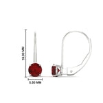 Load image into Gallery viewer, 1-carat-round-ruby-lever-back-earrings-in-white-gold-FDEAR9225ROGRUDR-1.00CT-NL-WG