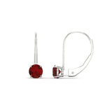 Load image into Gallery viewer, 1-carat-round-ruby-lever-back-earrings-in-white-gold-FDEAR9225ROGRUDR-1.00CT-NL-WG