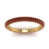 Load image into Gallery viewer, 1-carat-ruby-micro-pave-eternity-band-in-yellow-gold-FD-EWB9202GRUDR-NL-YG-GS