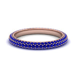 Load image into Gallery viewer, 1-carat-sapphire-micro-pave-eternity-band-in-rose-gold-FD-EWB9202GSABL-NL-RG-GS