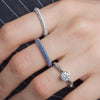 Load image into Gallery viewer, 1-carat-sapphire-micro-pave-eternity-band-in-white-gold-FD-EWB9202GSABL-NL-WG-GS