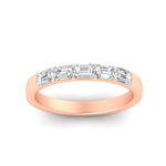 Load image into Gallery viewer, 1-carat-sideways-emerald-cut-wedding-band-in-rose-gold-FD8126EMBANGLE5-1.00CT-NL-RG