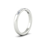 Load image into Gallery viewer, 1-carat-sideways-emerald-cut-wedding-band-in-white-gold-FD8126EMBANGLE2-1.00CT-NL-WG