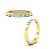 Load image into Gallery viewer, 1-carat-sideways-emerald-cut-wedding-band-in-yellow-gold-FD8126EMBANGLE3-1.00CT-NL-YG