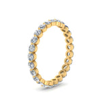 Load image into Gallery viewer, Solid 1 Ct Round Cut Common Prong Eternity Band