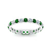 Load image into Gallery viewer, Solid 1 Ct Round Cut Common Prong Eternity Band