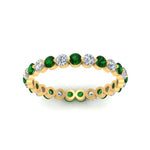 Load image into Gallery viewer, Solid 1 Ct Round Cut Common Prong Eternity Band