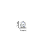 Load image into Gallery viewer, 1 Carat Single Solitaire Round Cut Male Earring