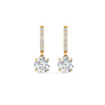 Load image into Gallery viewer, 1-carat-solitaire-diamond-drop-earrings-in-yellow-gold-FDEAR10983-NL-YG