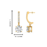Load image into Gallery viewer, 1-carat-solitaire-diamond-drop-earrings-in-yellow-gold-FDEAR10983-NL-YG