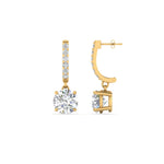 Load image into Gallery viewer, 1-carat-solitaire-diamond-drop-earrings-in-yellow-gold-FDEAR10983-NL-YG
