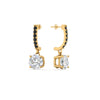 Load image into Gallery viewer, 1-carat-solitaire-diamond-drop-earrings-with-black-diamond-in-yellow-gold-FDEAR10983GBLACK-NL-YG