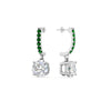 Load image into Gallery viewer, 1-carat-solitaire-diamond-drop-earrings-with-emerald-in-white-gold-FDEAR10983GEMGR-NL-WG