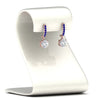 Load image into Gallery viewer, 1-carat-solitaire-diamond-drop-earrings-with-sapphire-in-rose-gold-FDEAR10983GSABL-NL-RG