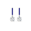 Load image into Gallery viewer, 1-carat-solitaire-diamond-drop-earrings-with-sapphire-in-white-gold-FDEAR10983GSABL-NL-WG