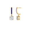 Load image into Gallery viewer, 1-carat-solitaire-diamond-drop-earrings-with-sapphire-in-yellow-gold-FDEAR10983GSABL-NL-YG